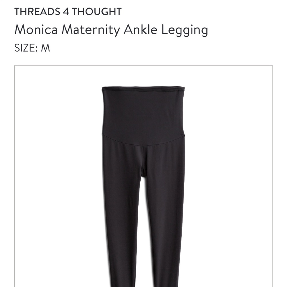 Threads 4 thought maternity ankle leggings